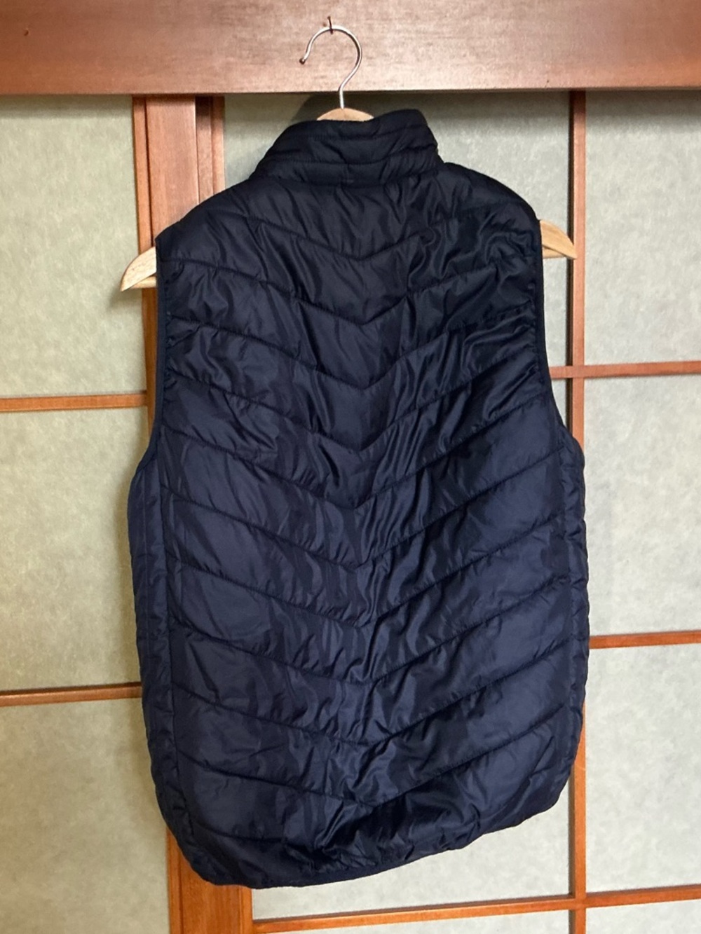 Heated Puffer Vest Navy Medium - Picture 6 of 6